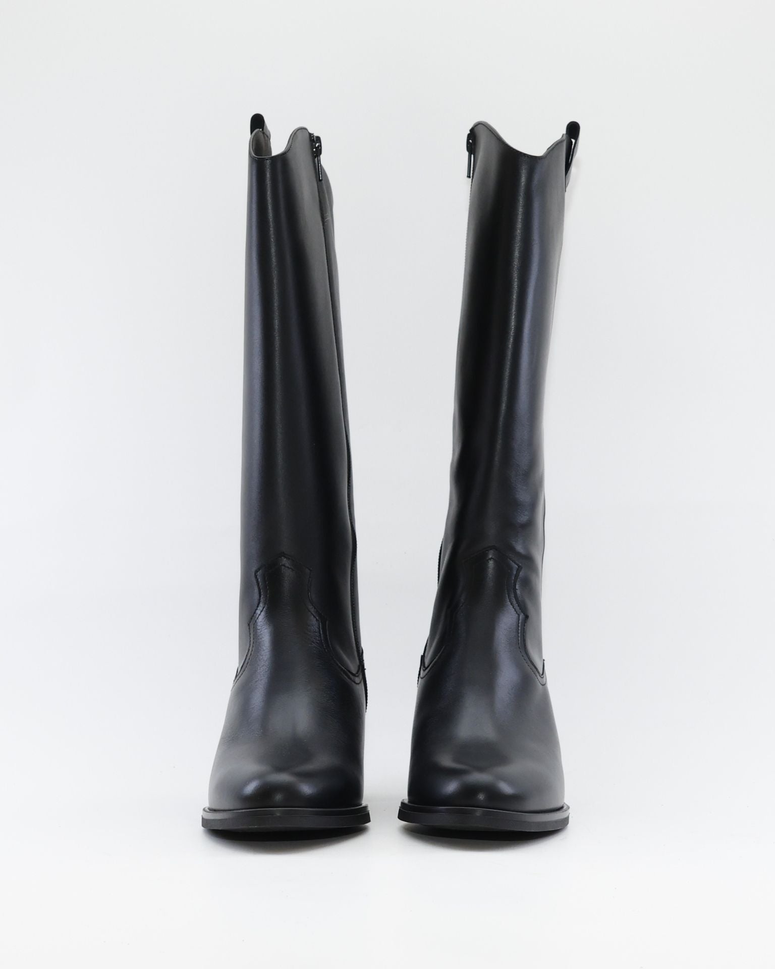 BOTA ALTA MUJER ANCHO ESPECIAL DE GEMELO ANCHO PIESANTO 235461 XL NATUR NEGRO