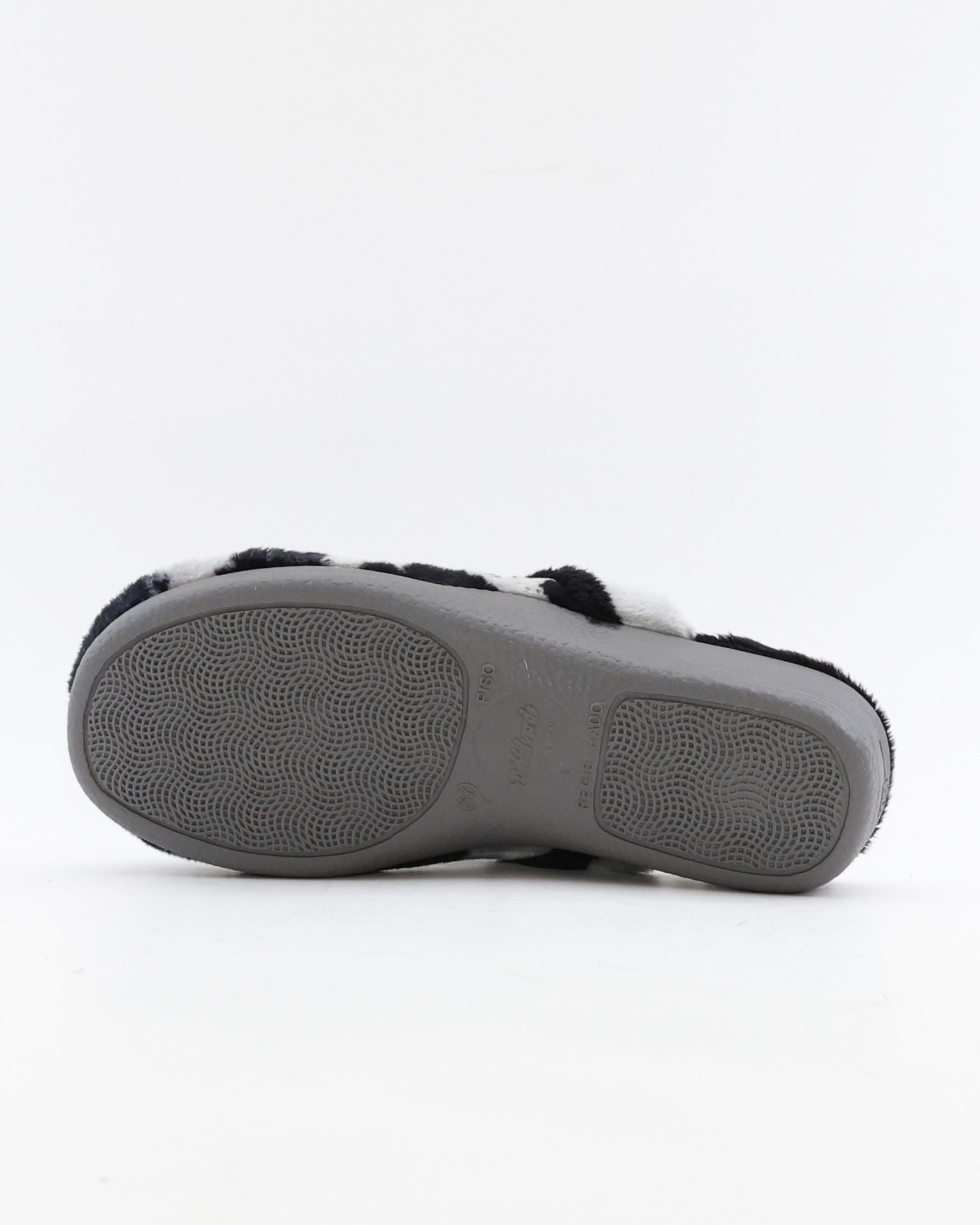 ZAPATILLAS DE CASA MUJER ABIERTA DEVALVERDE 1205 GRIS VACA