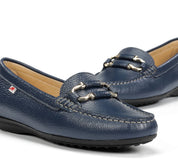 ZAPATO MOCASIN MUJER FLUCHOS COLOR AZUL MARINO BRUNI F2156