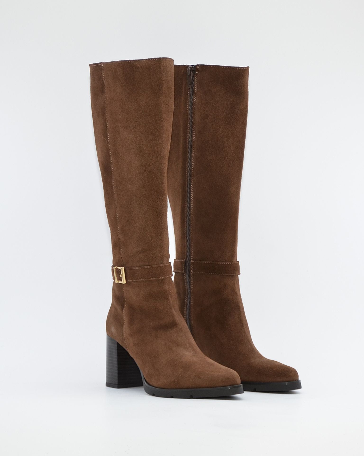 BOTA ALTA MUJER SERRAJE MARRON PITILLOS 30542