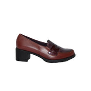 MOCASIN TACON MEDIO BURDEOS 10740