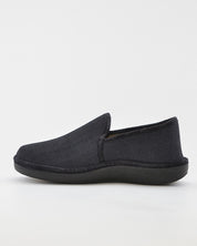 ZAPATILLAS DE CASA CERRADA HOMBRE SALVI 08D-000 DRAKO NEGRO LISO