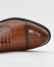 ZAPATO CORDON HOMBRE BLUCHER PICADO CUERO KEEP HONEST 01183 VICTORIA COÑAK