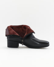 BOTIN TACON BAJO MUJER COLOR NEGRO THE HAPPY MONK SACRA 003