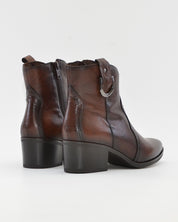 BOTIN MUJER COWBOY PIEL MARRÓN CON HEBILLA KAOLA 3054