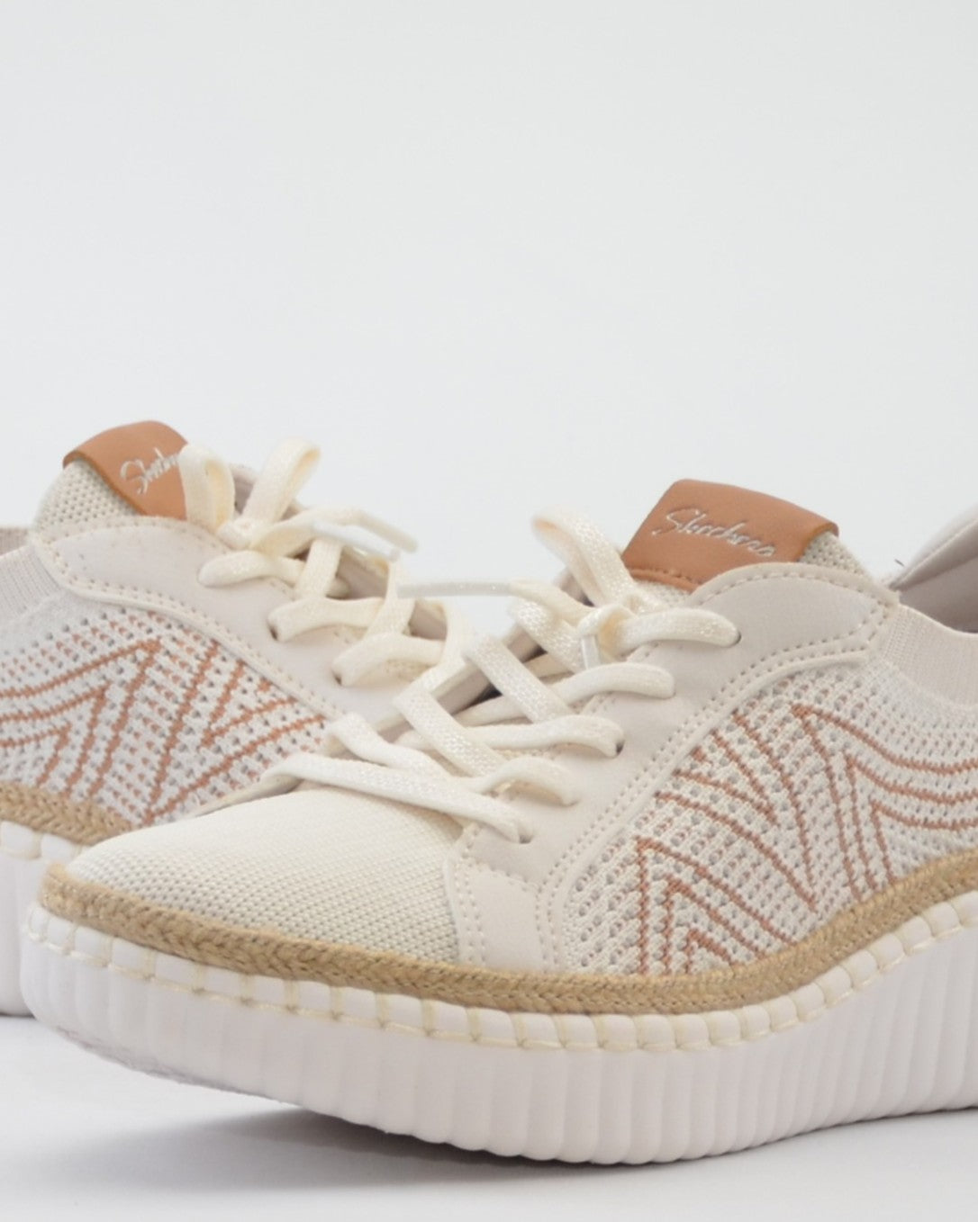 DEPORTIVO DE CORDONES MUJER LONA BLANCO SKECHERS 11716 OFWT