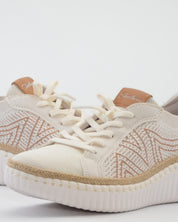 DEPORTIVO DE CORDONES MUJER LONA BLANCO SKECHERS 11716 OFWT