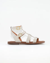 SANDALIA ROMANA MUJER PIEL COLOR HIELO LACOMBA STATICE