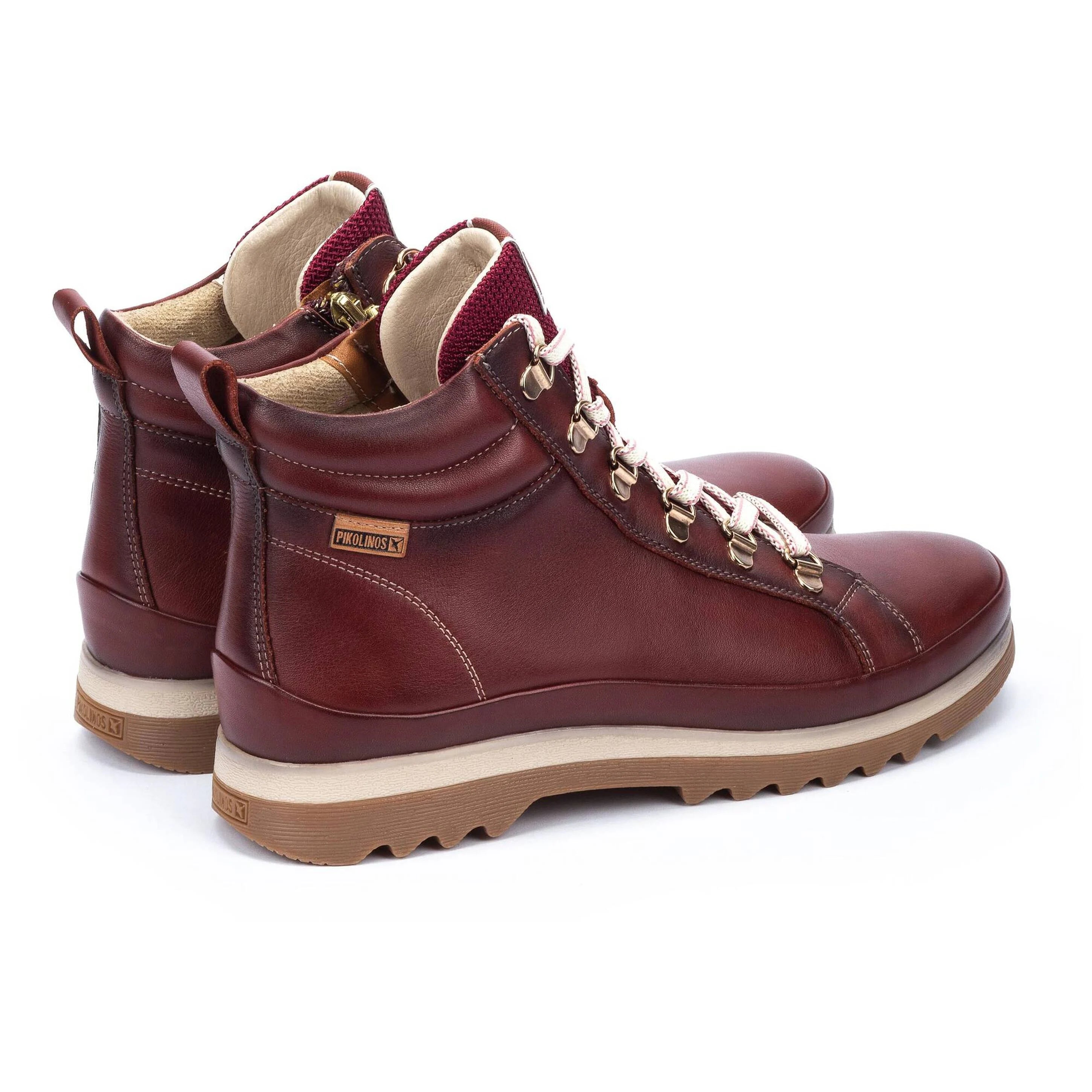 BOTIN DEPORTIVO MUJER CORDONES Y CREMALLERA ARCILLA W3W-8564 VIGO