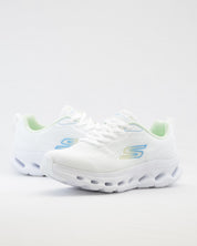 SNEAKERS MUJER SKECHERS 125145 WBL BLANCO CORDON ELÁSTICO
