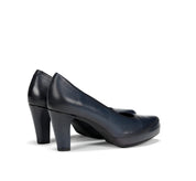 ZAPATO SALON PLATAFORMA COLOR AZUL