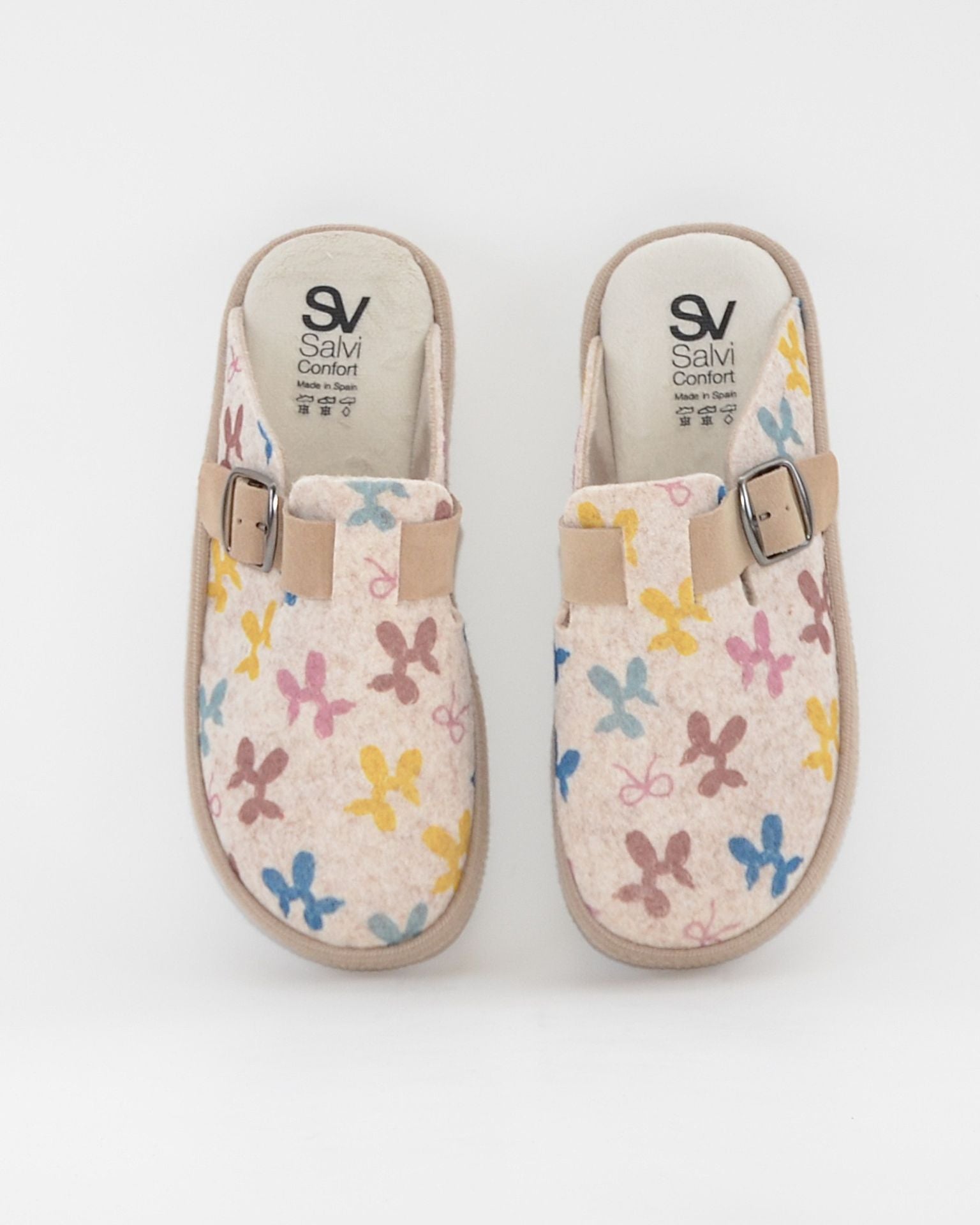 ZAPATILLAS DE CASA MUJER ESTAMPADA SALVI 29T-605 FELT ARENA
