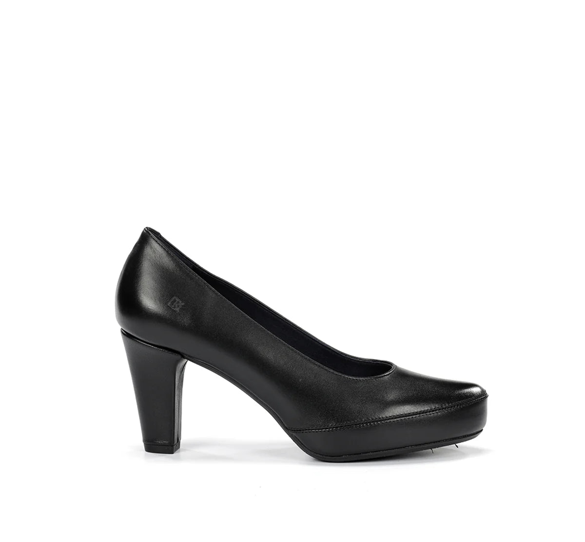 ZAPATO SALON PLATAFORMA COLOR NEGRO