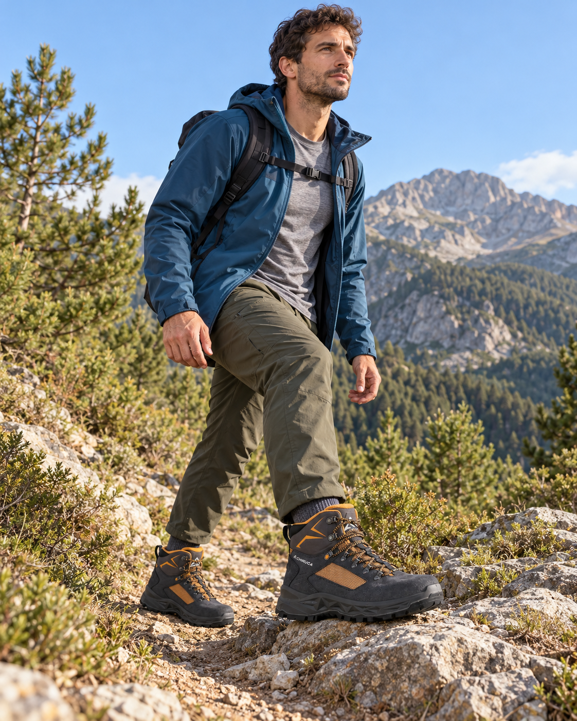 BOTA TREKKING CHIRUCA BESALU 08 VERDE GORE TEX