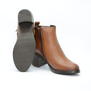 BOTIN TACON CUADRADO SAVAGE CUERO 8819