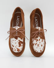 MOCASIN NAUTICO MUJER SERRAJE CUERO PONY LACOMBA NARCISUS