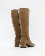 BOTA ALTA MUJER TACON ANCHO EN SERRAJE TAUPE PATRICIA MILLER 6961
