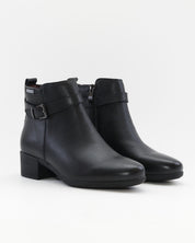 BOTIN TACON BAJO MUJER COLOR NEGRO THE HAPPY MONK SACRA 003