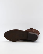 BOTA COWBOY MUJER DAKOTA DKT 112 VISON MARRON SUELA DE GOMA