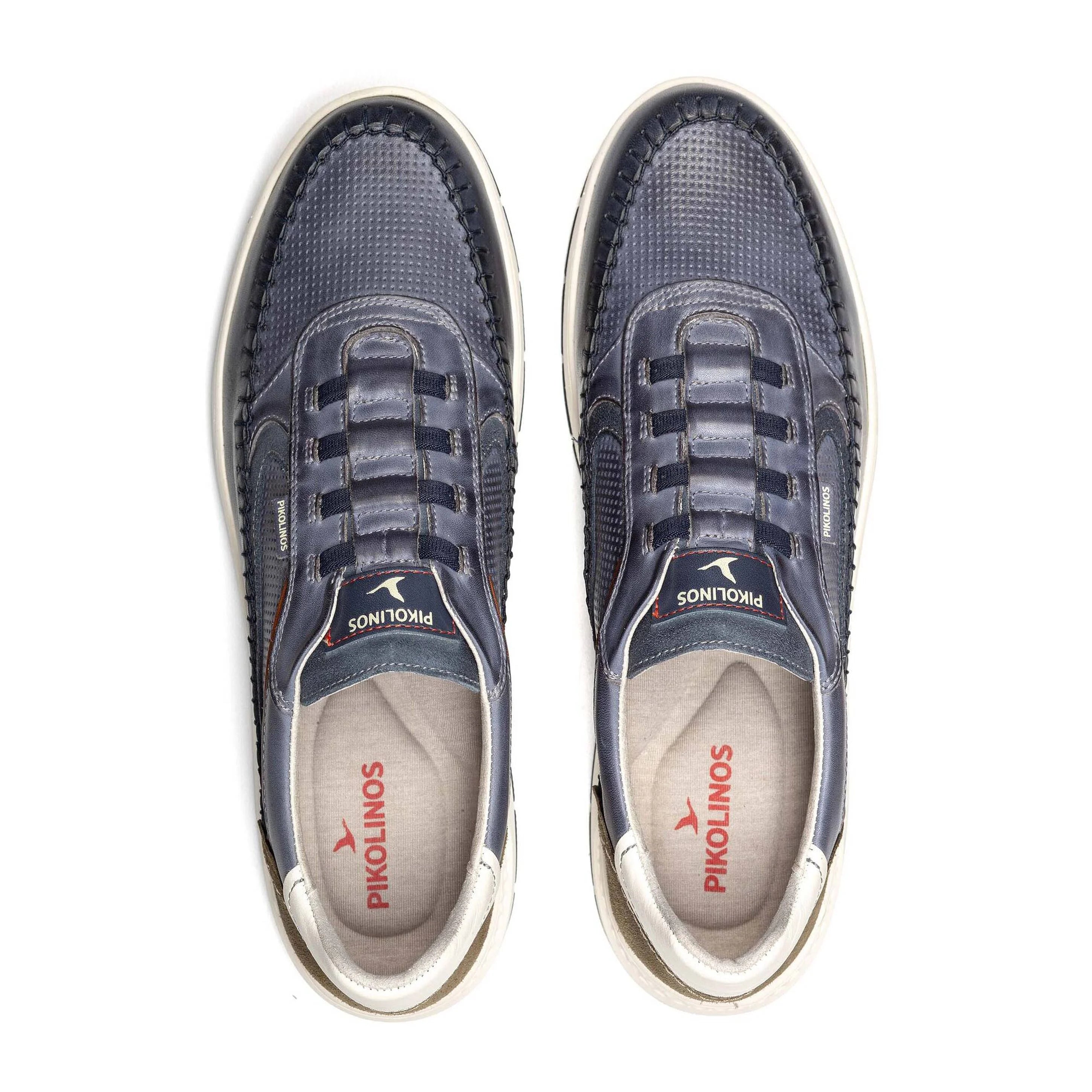 DEPORTIVOS COLOR AZUL CON CIERRE ELÁSTICO PARA HOMBRE PIKOLINOS M7W-6423C1