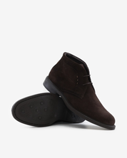 BOTINES CORDON HOMBRE FLUCHOS SERRAJE MARRON F2498 NANTES AFELPADO CAFÉ