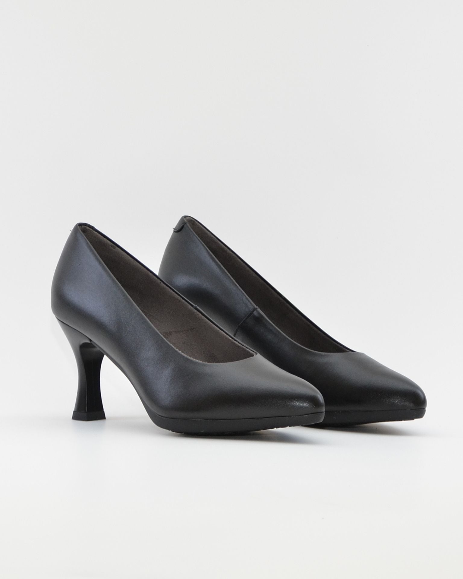 ZAPATO SALON MUJER PITILLOS NAPA NEGRO 30537