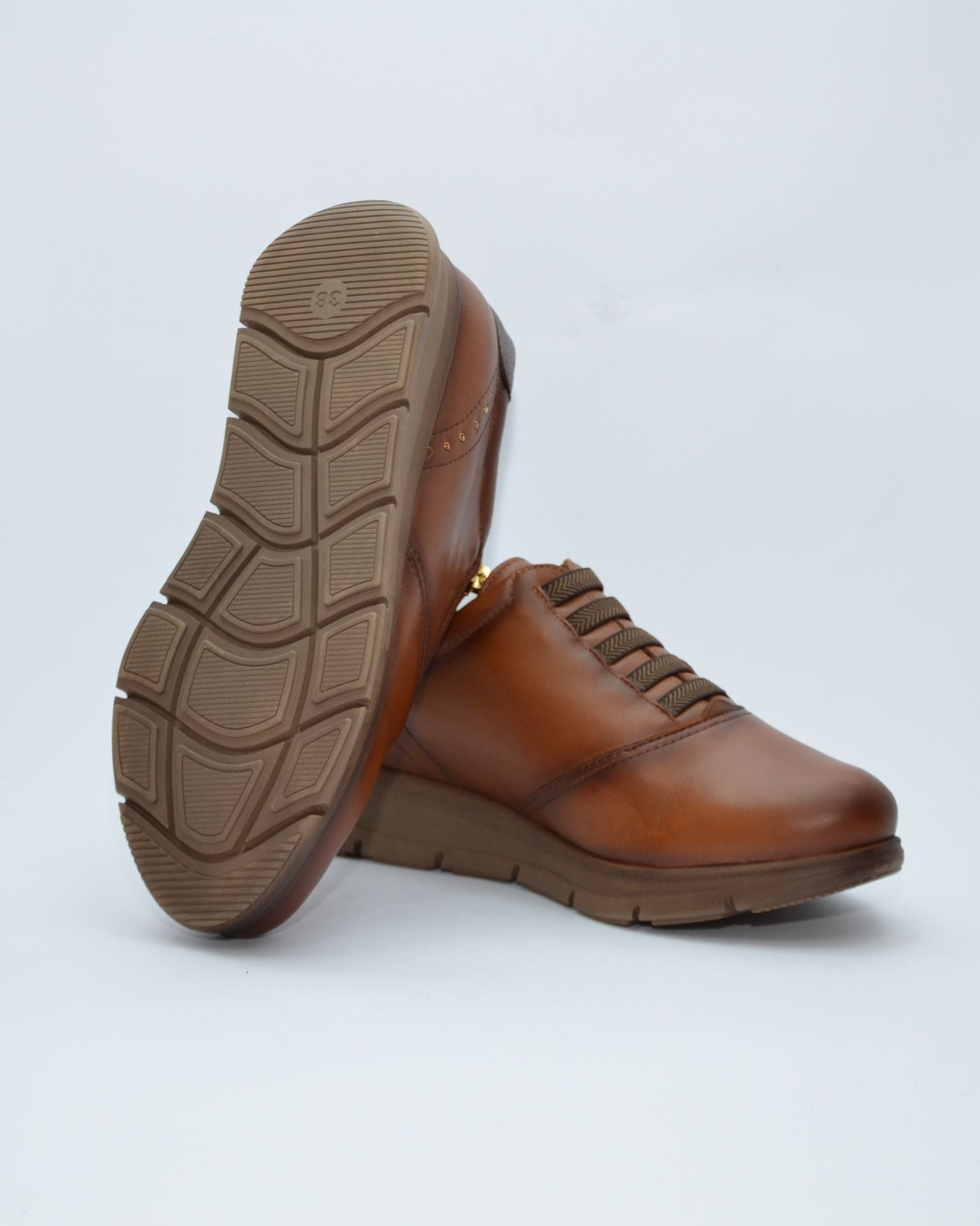 ZAPATO MUJER COLOR AZUL CON GOMAS