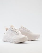 SNEAKERS MUJER SKECHERS 117385 OFWT BLANCO CORDONES BOBS SPORT