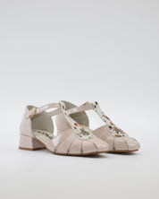 SANDALIA CANGREJERA MUJER CHAROL BEIGE LACOMBA GAILLARDIA