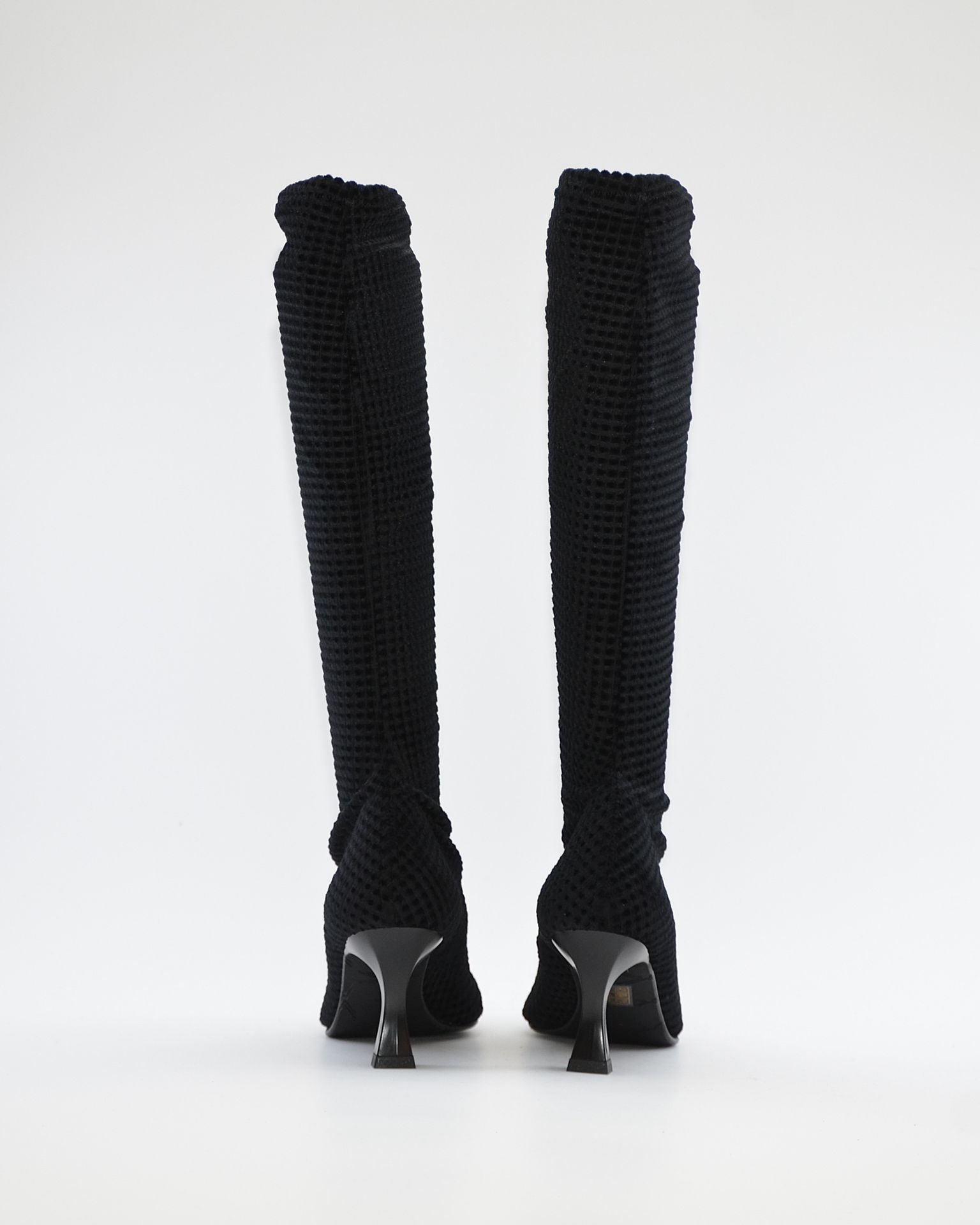 BOTA ALTA LYCRA MUJER COLOR NEGRO DANIELA VEGA 2208S MOIRA