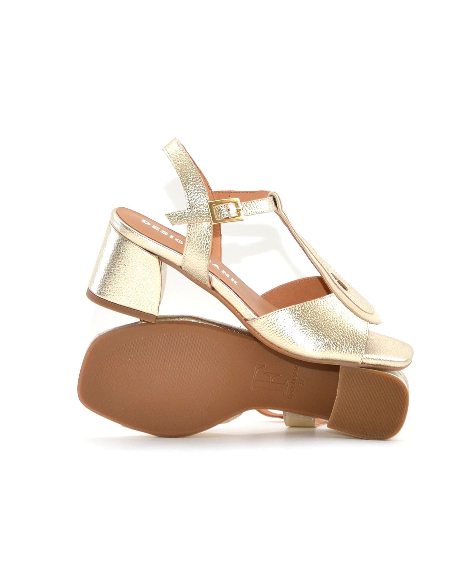 SANDALIA TACON MUJER COLOR PLATINO FRANK STARM H047