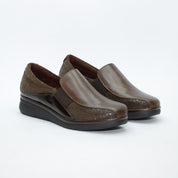 MOCASIN ANCHO ESPECIAL MARRON 10702