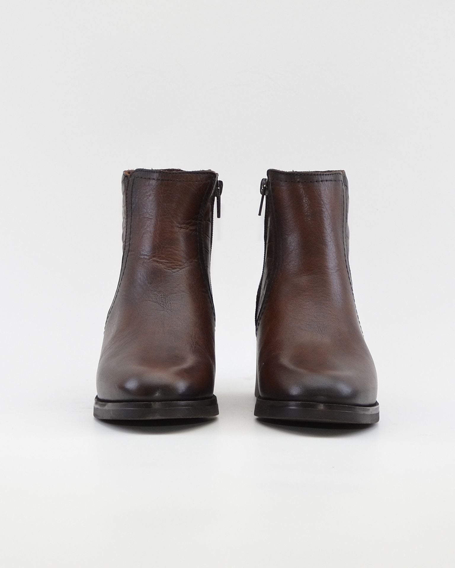 BOTIN MUJER TACON ANCHO COLOR MARRÓN KAOLA 7285 COCO
