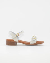 SANDALIA MUJER CHAROL HIELO TACON BAJO PLANTA DE GEL OH MY SANDALS 5993