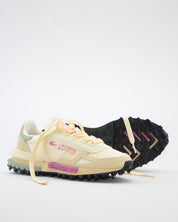 SNEAKERS LACOSTE MUJER ELITE ACTIVE 1261 SFA CREMA VERDE FUXIA
