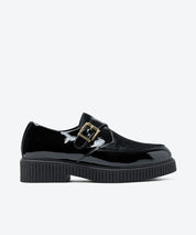 ZAPATO MUJER HEBILLA CHAROL NEGRO POTRO NEGRO LACOMBA ORCHID