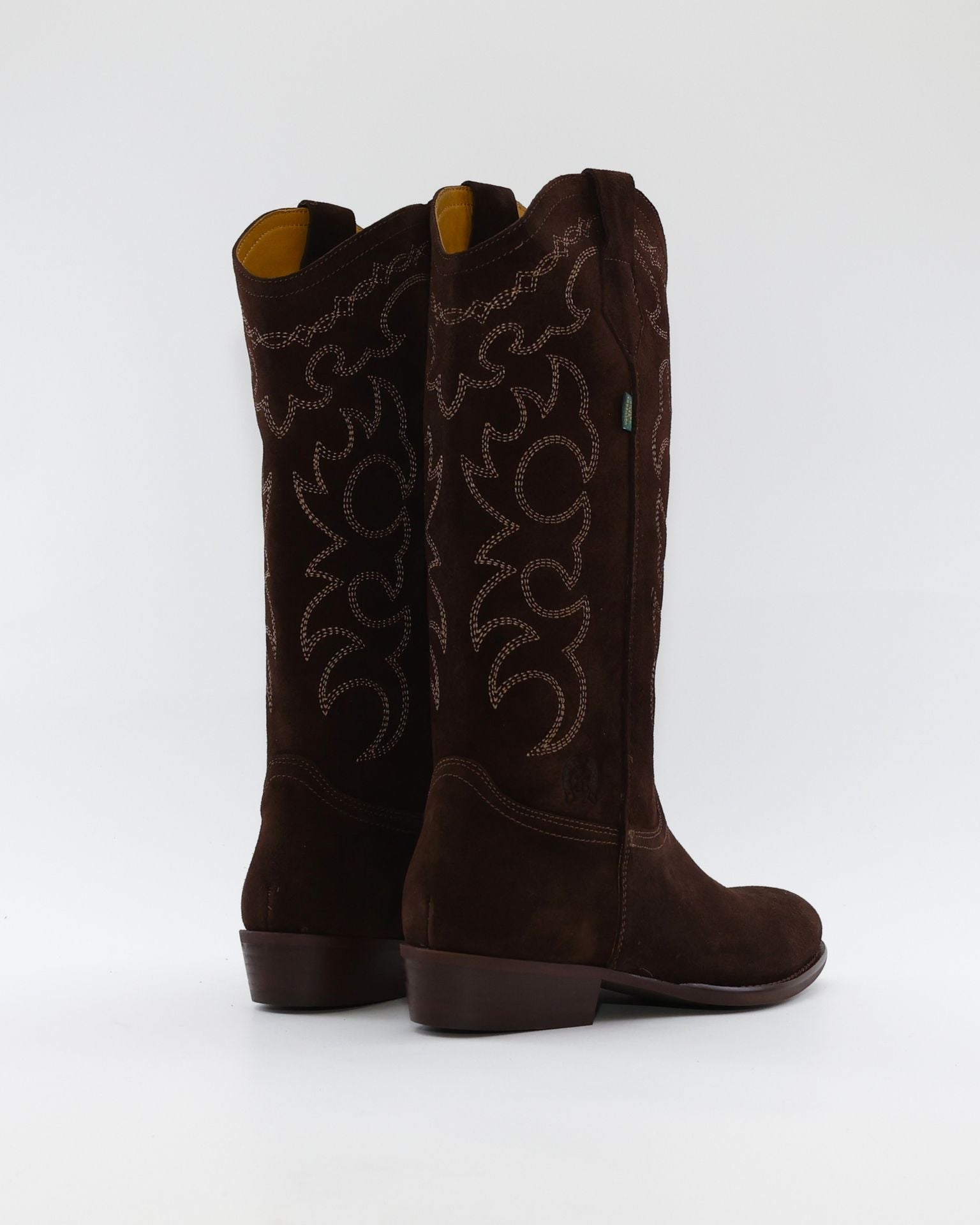 BOTA COWBOY MUJER DAKOTA DKT 112 VISON MARRON SUELA DE GOMA