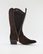 BOTA COWBOY COLOR MARRÓN CHOCOLATE CON CREMALLERA  XTI 144308