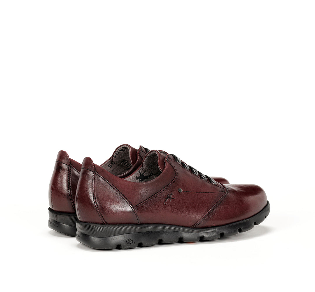 ZAPATO CASUAL PIEL BURDEOS F0354 SUSAN
