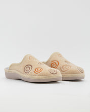 ZAPATILLA CASA MUJER SALVI 01L-000 BUCLE CREMA