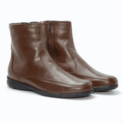 BOTA CREMALLERA MARRON 87840 LUCA LIBANO-CASTAÑO