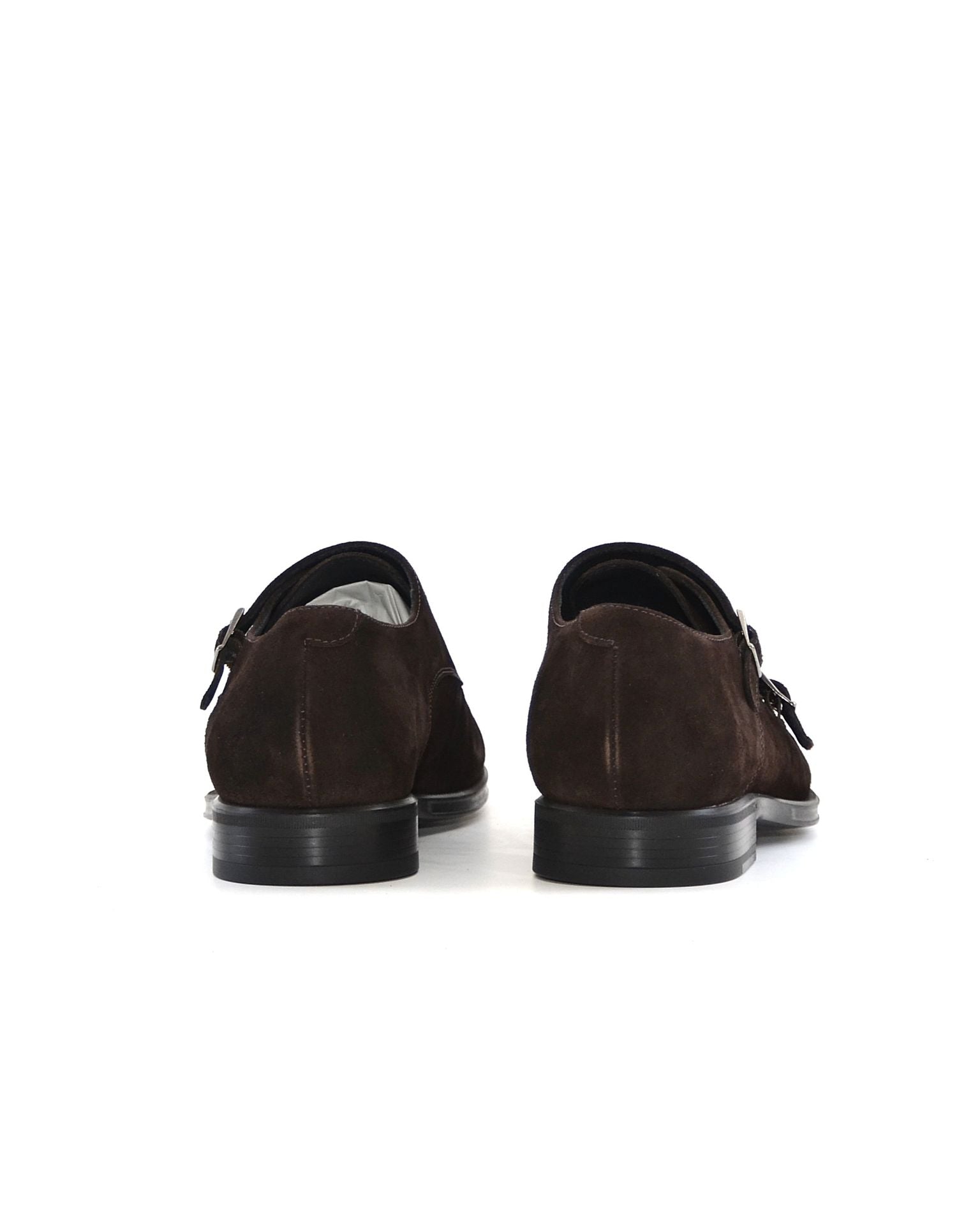 ZAPATO HOMBRE MONKSTRAP SERRAJE MARRON DOS HEBILLAS