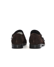 ZAPATO HOMBRE MONKSTRAP SERRAJE MARRON DOS HEBILLAS