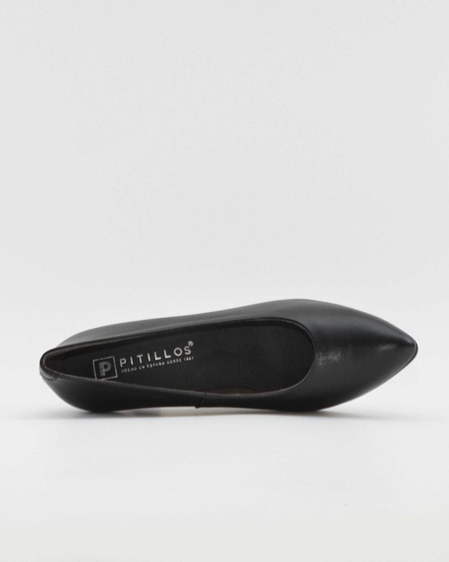 ZAPATO SALON MUJER PITILLOS NAPA NEGRO 30537