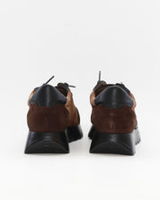 ZAPATO DE CORTE DEPORTIVO WONDERS A-24111 CONBINADO MARRON NEGRO