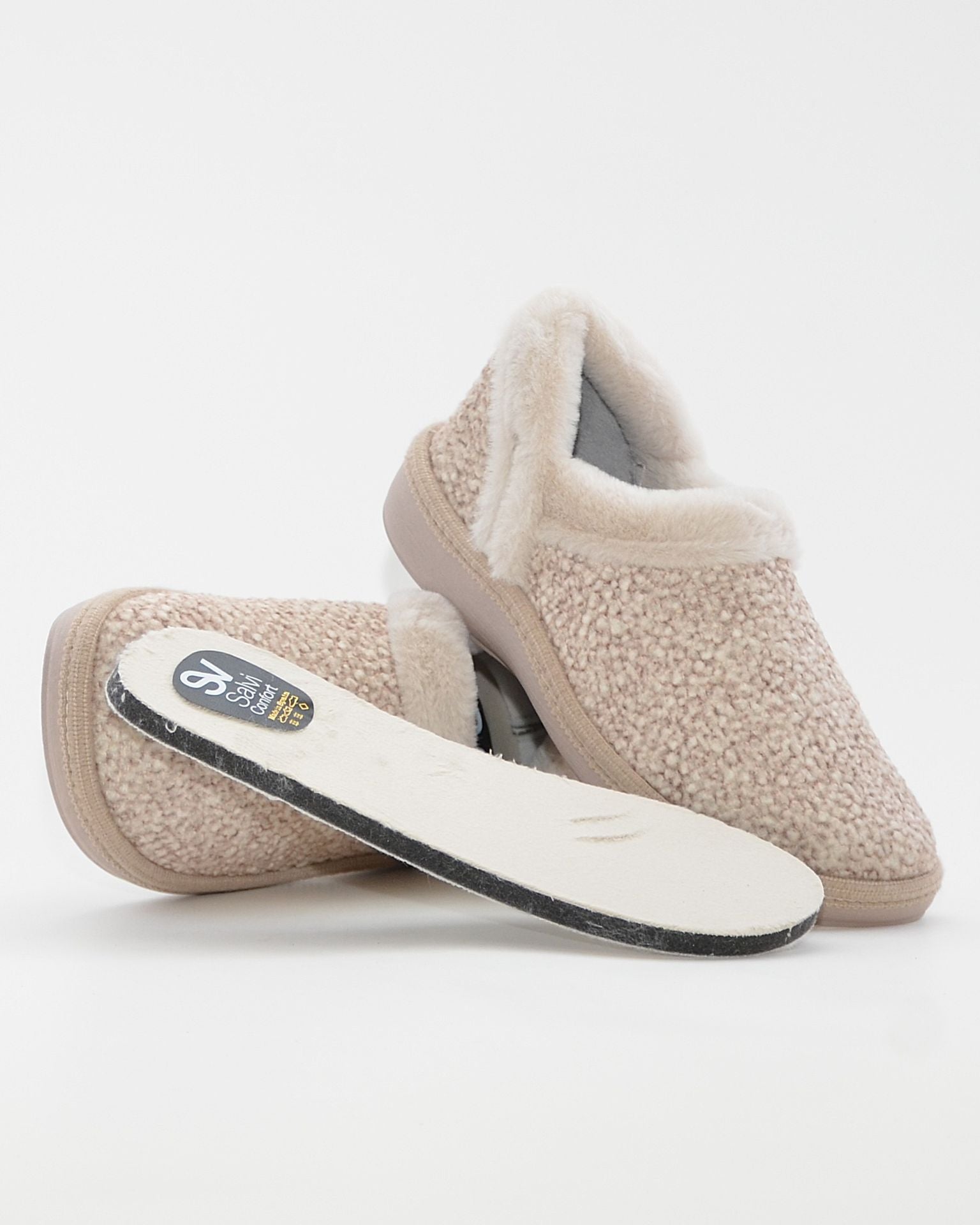 ZAPATILLAS DE CASA MUJER CERRADA SALVI 31L-056 POLARIS ARENA