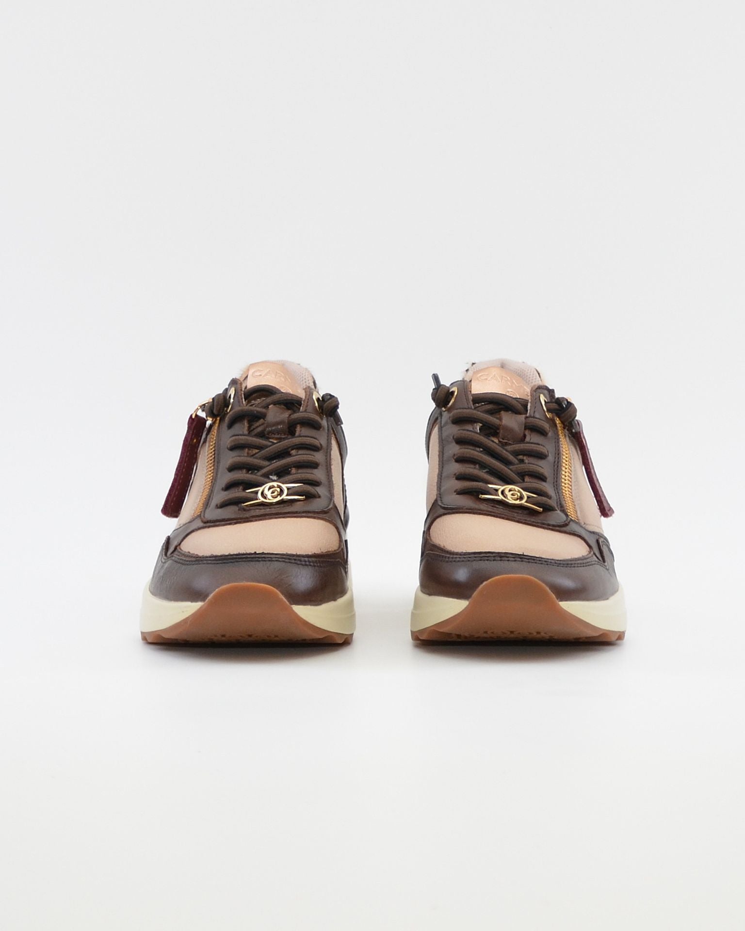 ZAPATILLA SNEAKER MUJER CARMELA COLOR MARRÓN CON TAUPE 164221
