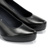 ZAPATO SALON PLATAFORMA COLOR NEGRO