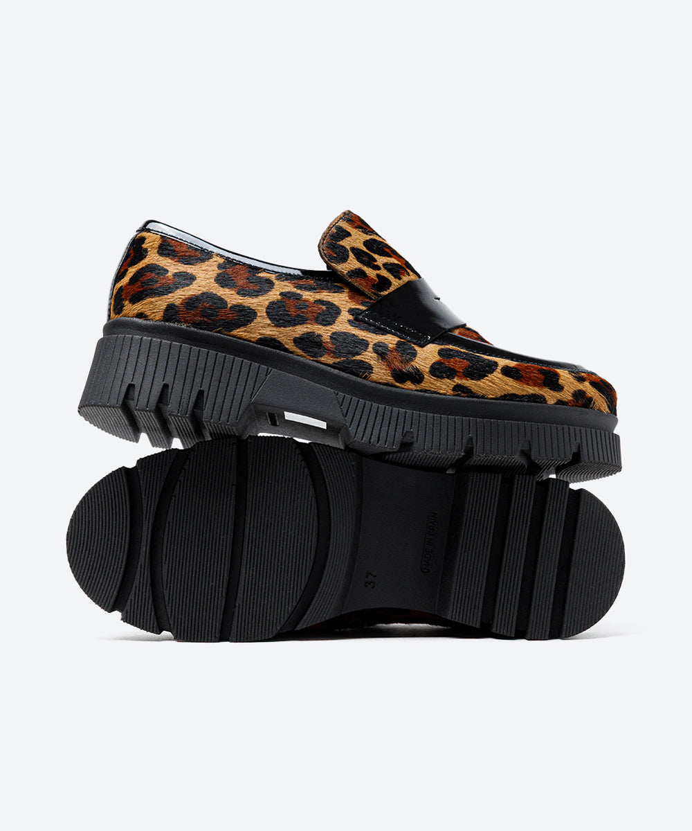 MOCASIN MUJER ANIMAL PRINT LACOMBA ORBEA