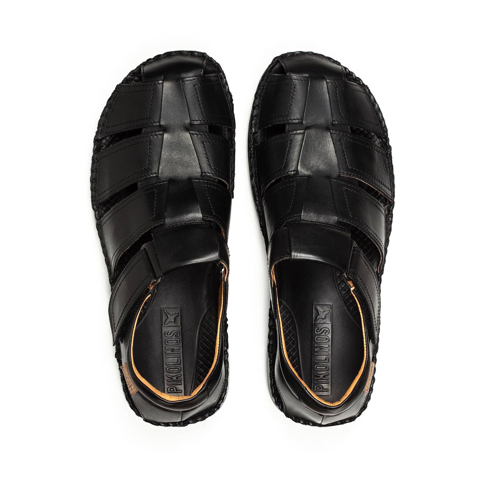 SANDALIA HOMBRE CON VELCRO COLOR NEGRO PIKOLINOS 06J-5433